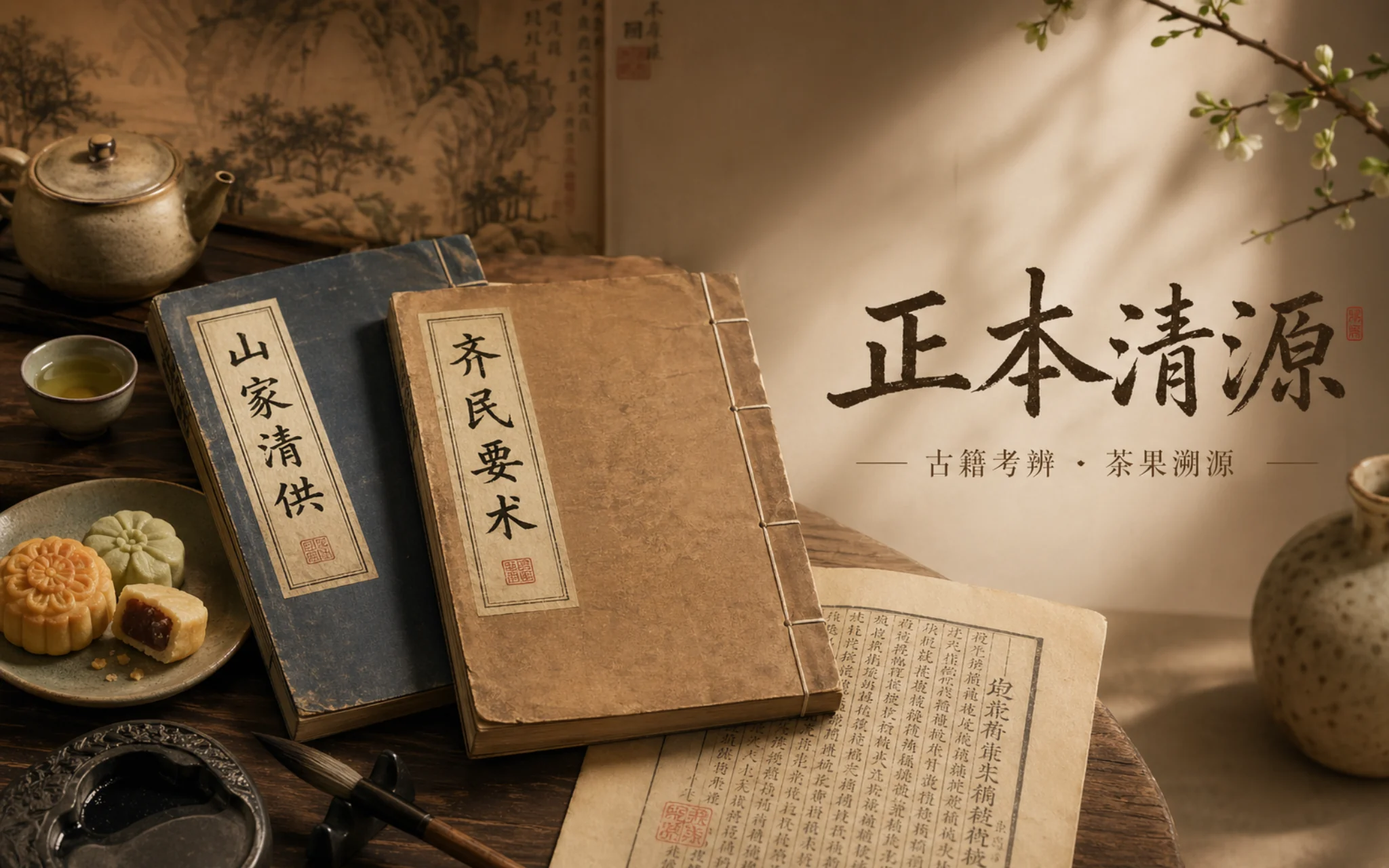 正本清源｜古籍考辨、茶果溯源栏目图