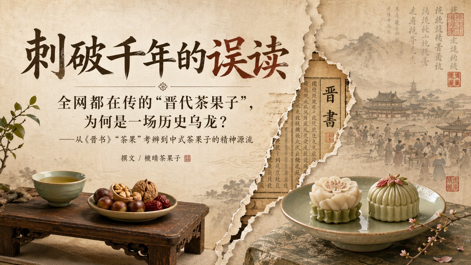 晋书茶果误读考辨，中式茶果子正本清源文章封面