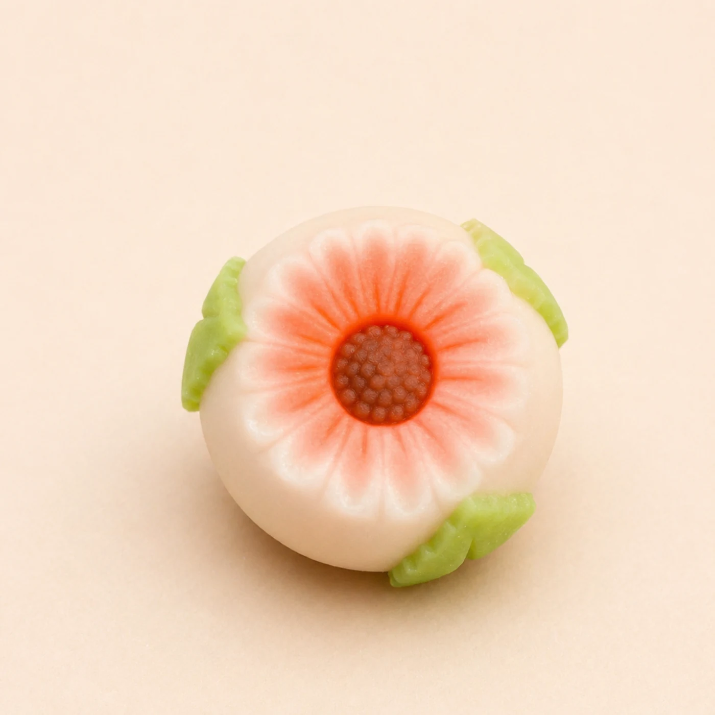 向阳花茶果子，夏日花形中式茶果子作品，取汉乐府长歌行诗意