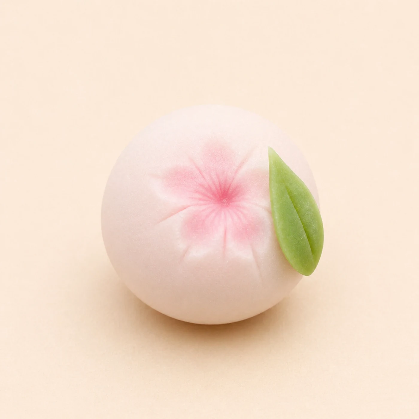 樱花阶前月茶果子，春日花信中式茶果子作品，取南唐李煜词意